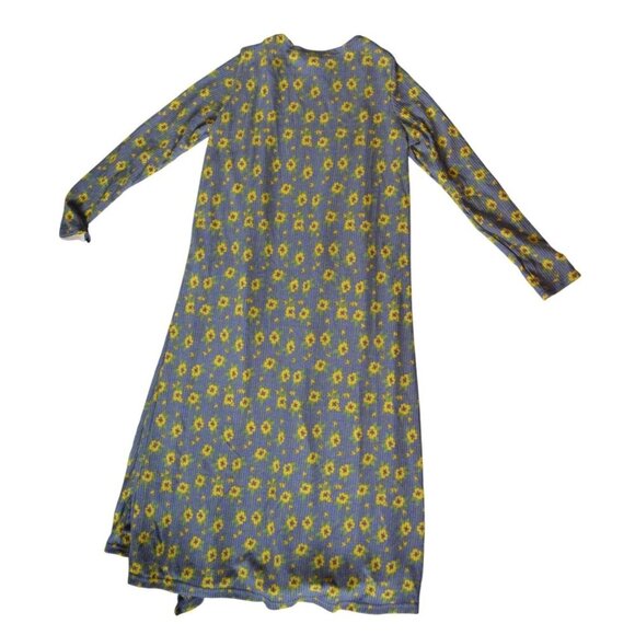 LuLaRoe Sarah S Long Floral Cardigan Duster Womens Open Front Sweater Spring Eas - Picture 6 of 7
